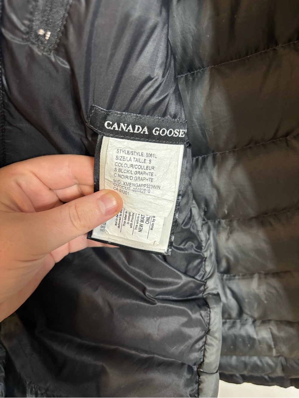 Canada Goose Camp Hooded Jacket Down Winter Small Flaw - Picture 4 of 11